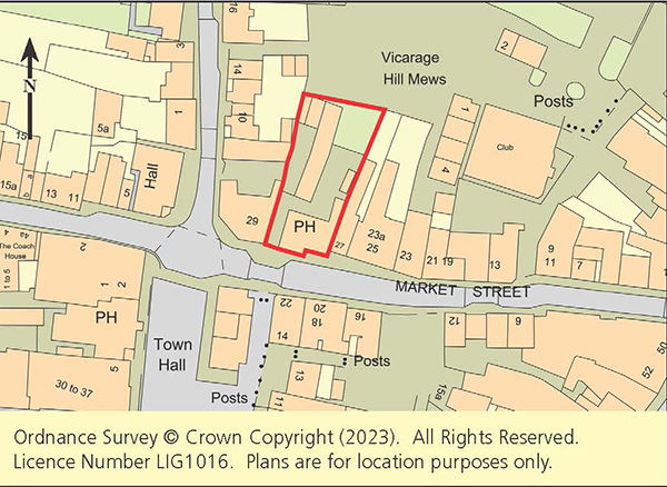 Lot: 48 - FORMER PUB WITH CONSENT FOR CONVERSION TO SIX DWELLINGS - 